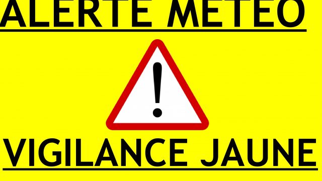 URGENT : ALERTE JAUNE VENT VIOLENT, PLUIES INNONDATIONS 