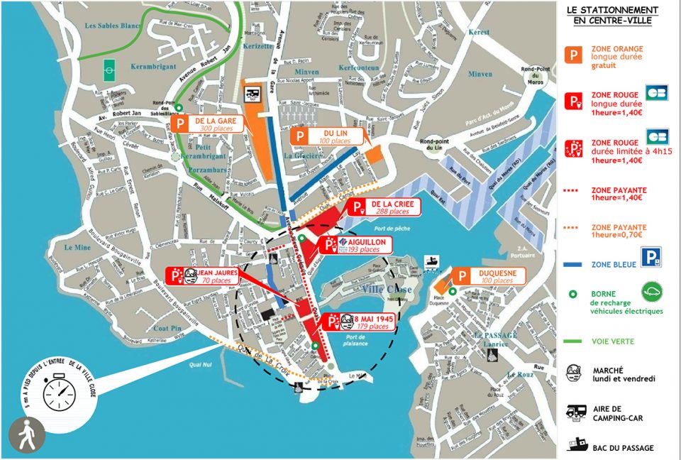  Stationnement à Concarneau pendant la saison estivale 2021