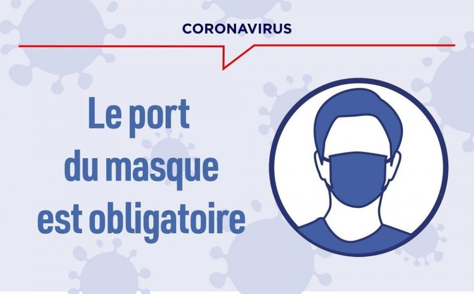 Port du masque obligatoire à Concarneau