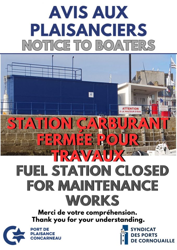 Station carburant fermée